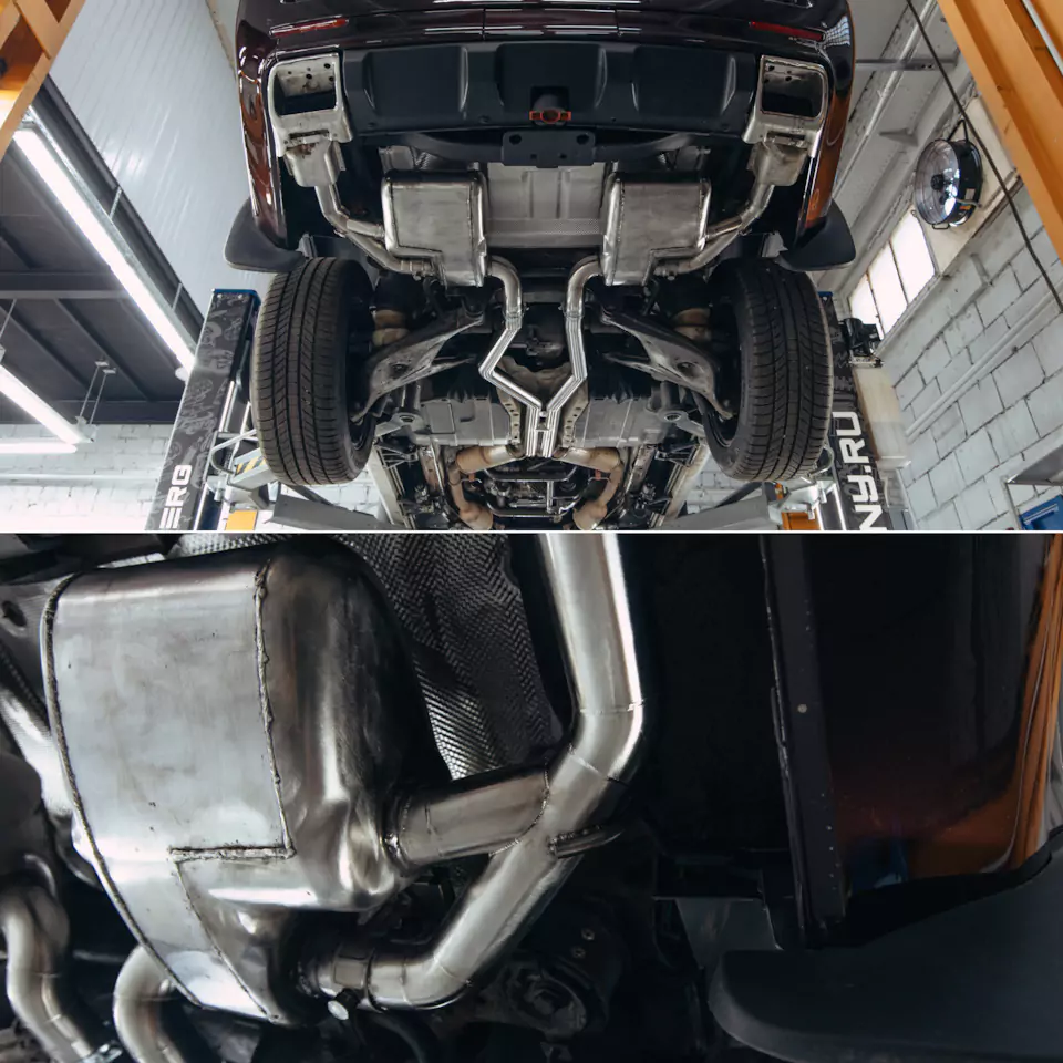 Комплексное восстановление Range Rover Autobiography Ultimate Edition! Кузовной ремонт и покраска, оклейка полиуретаном, шумоизоляция и акустика, выхлоп, детейлинг, пошив руля, крепления для планшетов